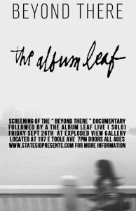 9.26 the album leaf solo poster